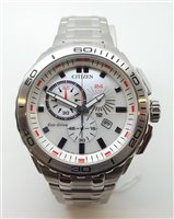 Orologio Citizen Uomo Of Crono in Acciaio AT0960-52A - AT0960-52A